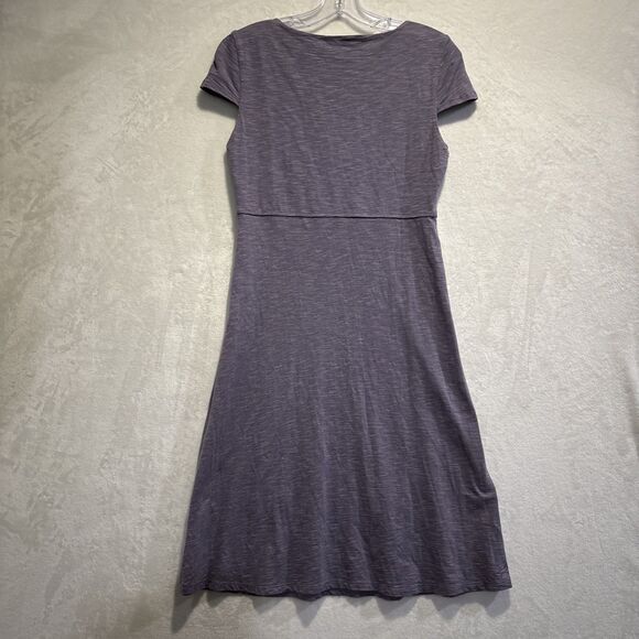 Horny Toad Rosemarie Dress Purple Heather Women's Small Stretch Knit Casual - Picture 5 of 8